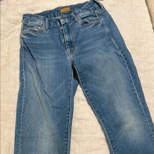 Mother cropped Denim Jeans